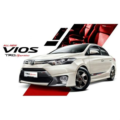 Toyota thailand launched the toyota vios aka toyota belta (in japan) which is a 4 door sedan and by the looks of it, it does look elegant and decent. Jual Bodykit Toyota Vios 2013-2015 TRD Sportivo di lapak ...
