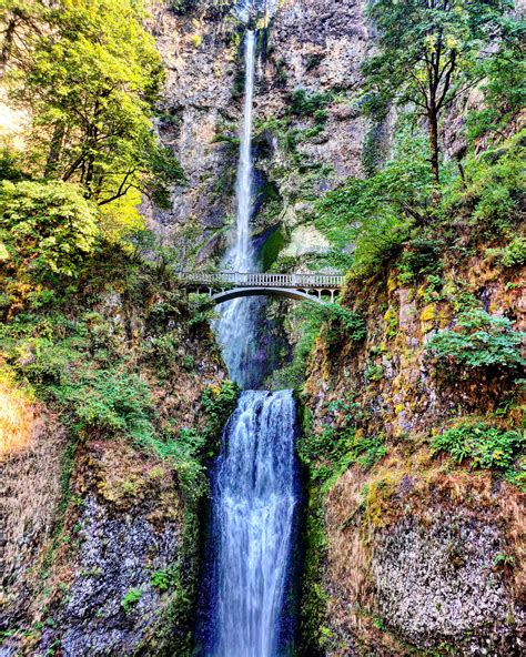 Multnomah Falls Portland Oregon Oc Hiking