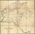 Map of the city of Newton Massachusetts - Norman B. Leventhal Map ...