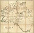 Map of the city of Newton Massachusetts - Norman B. Leventhal Map ...