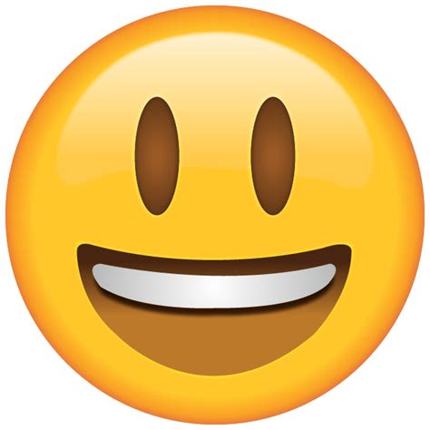 Download Smiling Emoji With Eyes Opened Emoji Island