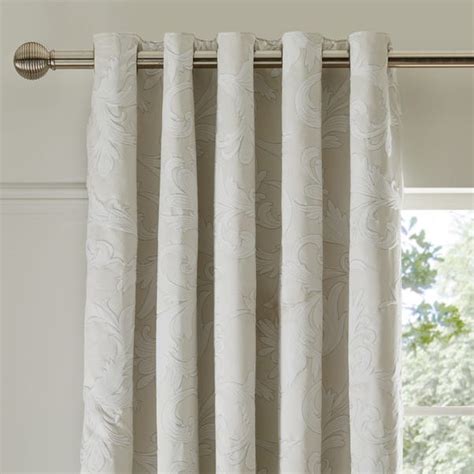 Dorma Acanthus Jacquard Blackout Eyelet Curtains Dunelm