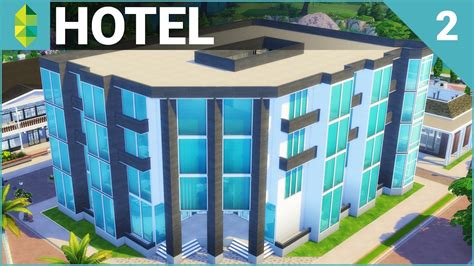 The Sims 4 Building Hotel Part 2 Youtube