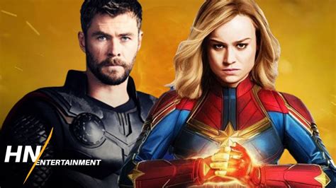 Captain Marvel Vs Thor With Stormbreaker Avengers Endgame Youtube