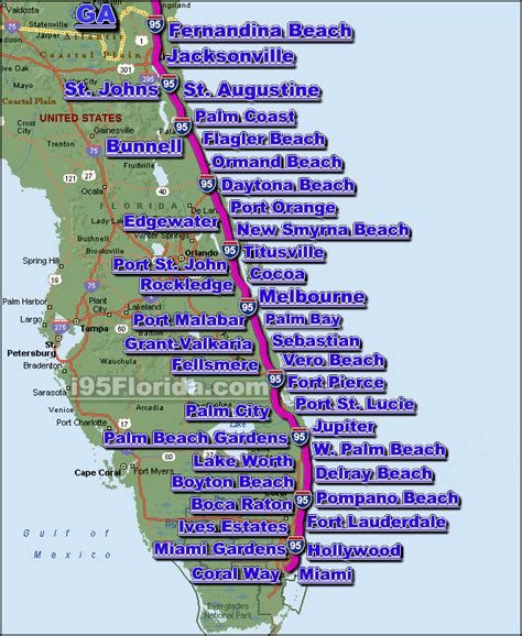 Map Of Florida Turnpike Exits Florida Map 2018