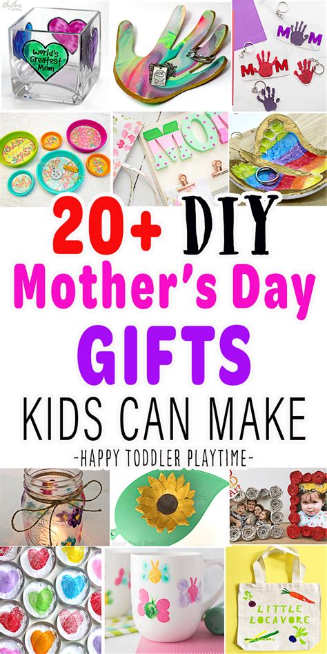 20 Diy Mothers Day Ts Kids Can Make Happy Toddler Playtime