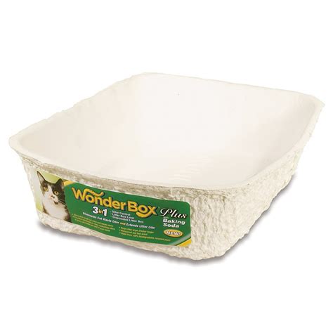 Wonderbox Disposable Litter Box 1 Count 2 In 1 Disposable Cat Litter Box And Liner Walmart
