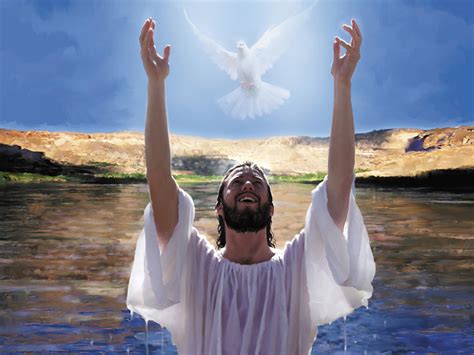 Holy Spirit Baptism Of Jesus Pictures Holy Spirit Dove Images Water