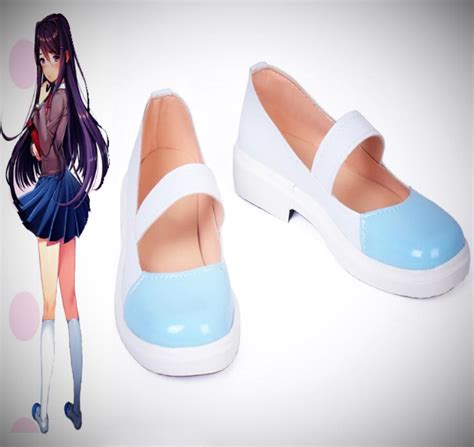 Doki Doki Literature Club Monika Cosplay Shoes Sayori Yuri Natsuki
