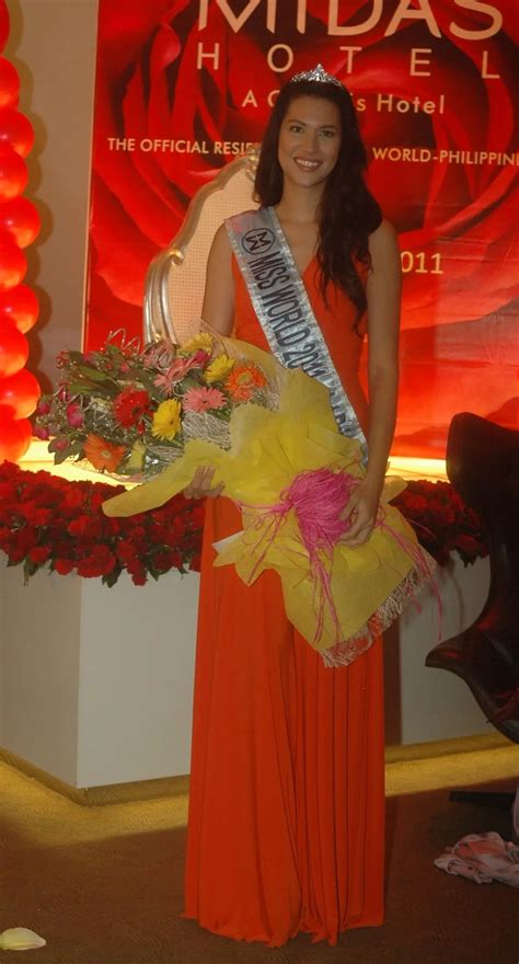 2011 Miss World 1st Princess Gwendoline Ruais Comes Home Starmometer