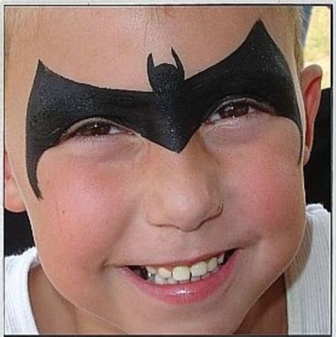 Easy Batman Face Paint Face Painting For Boys Face Painting Easy Face