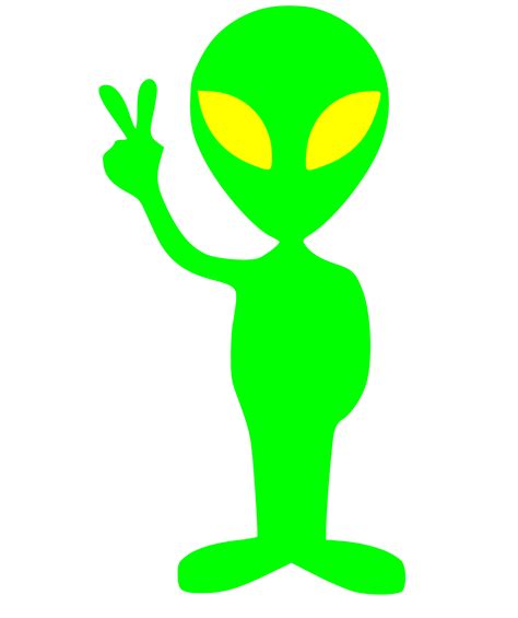 Clipart Little Green Alien