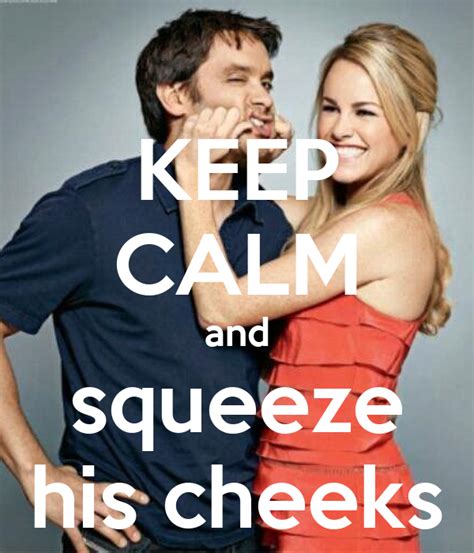 Keep Calm And Squeeze His Cheeks Poster Syd Keep Calm O Matic