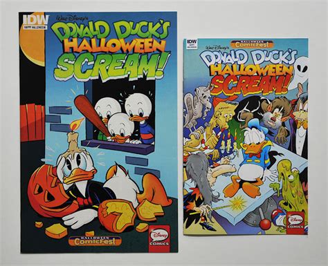 Disney Comics Randomness Donald Ducks Halloween Scream 2017