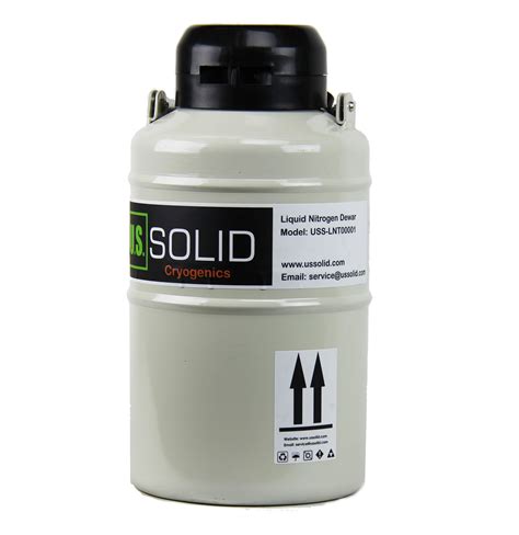 Ussolid 3l Liquid Nitrogen Container Ln2 Tank Cryogenic Dewar Semen