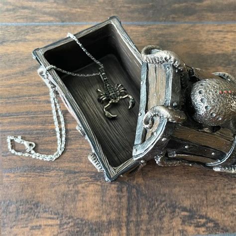 Steampunk Octopus Treasure Chest Trinket Box Etsy España En 2022