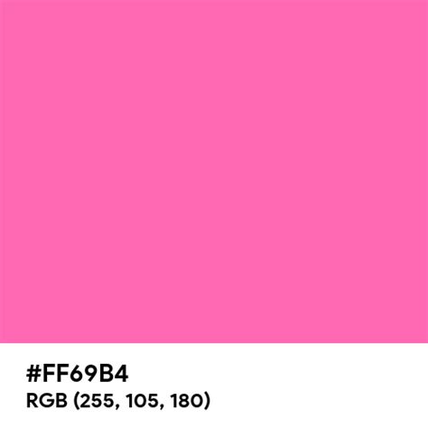 Hot Pink Color Hex Code Is Ff69b4