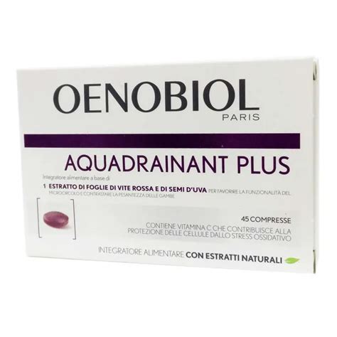 Oenobiol Aquadrainant Plus Integratore 45 Compresse Bosciaclub Para