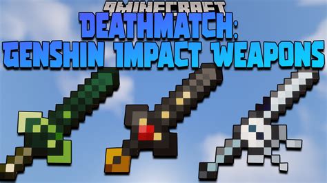 Deathmatch Genshin Impact Weapons Mod 1165 Weapons Anime