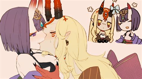 Shuten Douji And Ibaraki Douji Fate And 1 More Drawn By Kibadori Rue