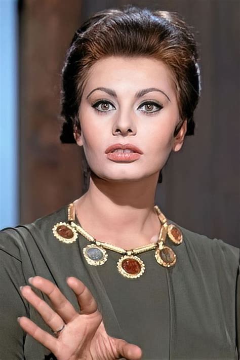 Sophia Loren In The Fall Of The Roman Empire 1964 In Rome December