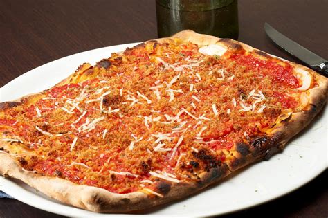 Sicilian Pizza Traditional Pizza From New York United States Of America