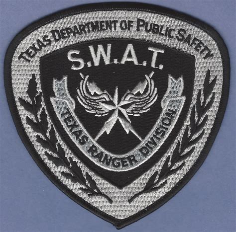 Texas Department Of Public Safety Ranger Division Swat Team Police Patch
