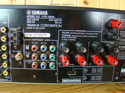 Yamaha Htr 5550 Av Receiver Audiobaza