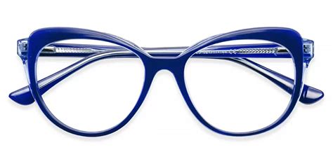 w2038 oval blue eyeglasses frames leoptique
