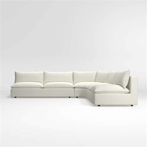 Lotus 3 Piece Wedge Sectional Reviews Crate And Barrel