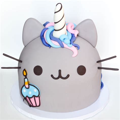 Birthday Pusheen Unicorm Cake Cool Birthday Cakes Pusheen Cakes