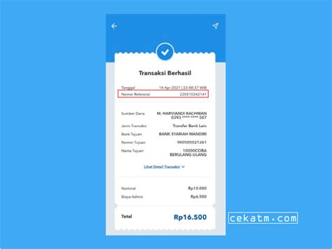 √ Nomor Referensi Bri Cara Cek Contoh Dan Kegunaan Terbaru 2023