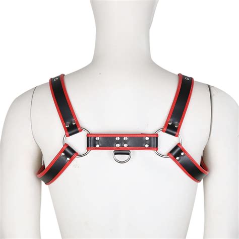 leather harness menbdsm gay harnessleather harness belt with etsy