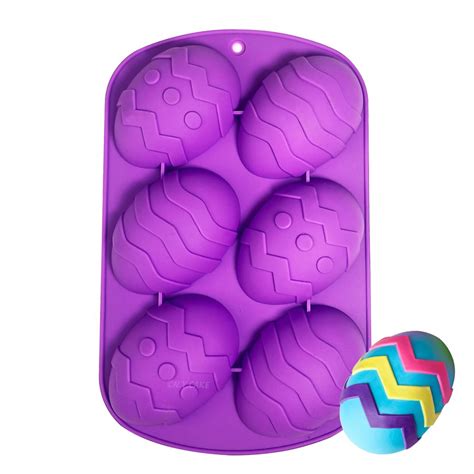 Fancy Egg Silicone Baking Mold 6 Cavities By Nycake