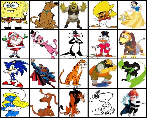 S Cartoon Characters By Picture Quiz Stats By Thejman