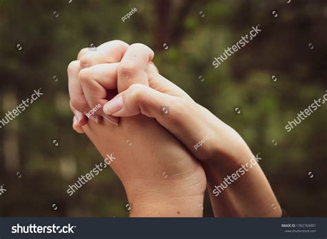 Two Girls Hold Their Hands Stock Photo 1782769001 Shutterstock