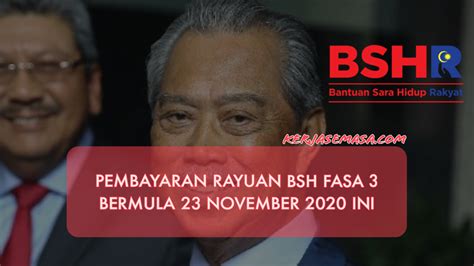 Bila bantuan untuk kategori bujang & oku akan dibayar? Rasmi : Pembayaran Rayuan BSH Fasa 3 Bermula 23 November ...