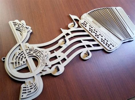 Key Hangs Shaped Like Music Notes For Laser Cut Cnc Cdr File Free