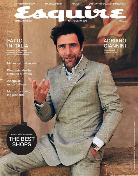 Adriano Giannini Covers Esquire Italia June 2019 By Lorenzo Bringheli