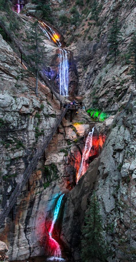 Seven Falls Colorado Springs Co Beautiful But A Scary Climb To The
