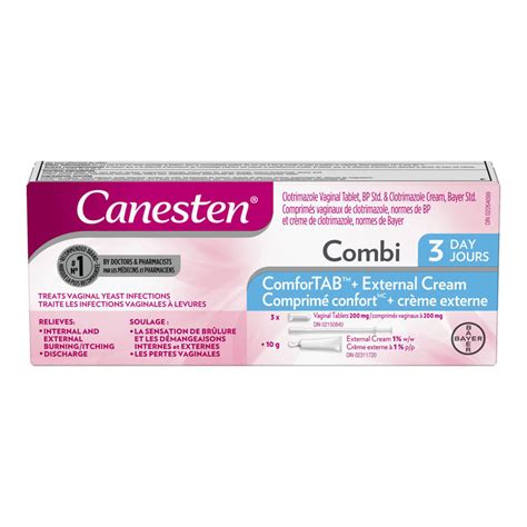 Canesten 3 Day Therapy Combi Pak 200mg 10g London Drugs