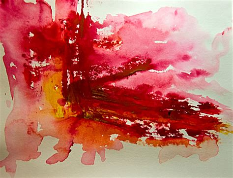 Abstract Art Watercolor Early Dawn Early Dawn