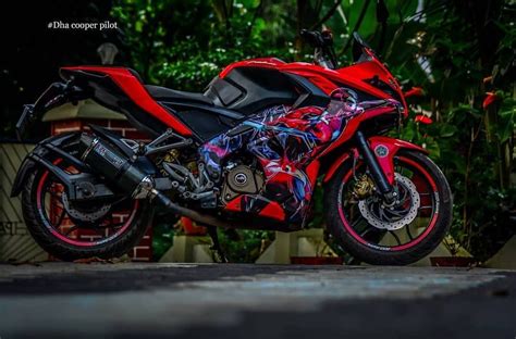 Dress up rs 200 pulsar with rizoma side mirror, custom handle bar, rizoma clutch and brake lever, and barracuda throttle. @pulsar_200_rs_fans ️ ️💖💖😘😘 . . . . . #bajaj #rs #200 ...