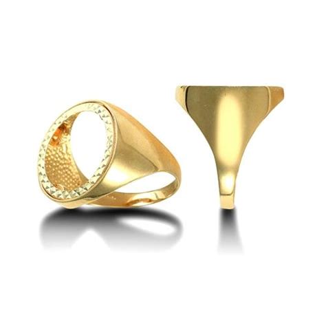 Gold Coin Ring Mounts By My Jewel World