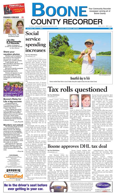 Boone County Recorder July 2 2009 By Enquirer Media Issuu