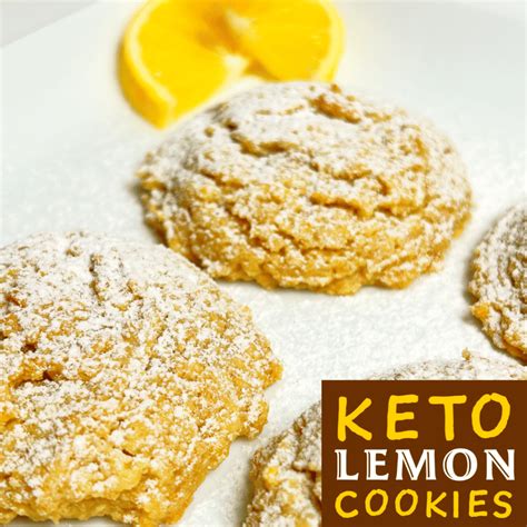 Keto Lemon Cookies 1g Of Net Carbs Ketonia Low Carb Recipes