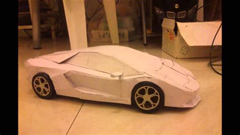 Lamborghini Aventador Paper Model Papercraft Auto Di Carta Youtube My