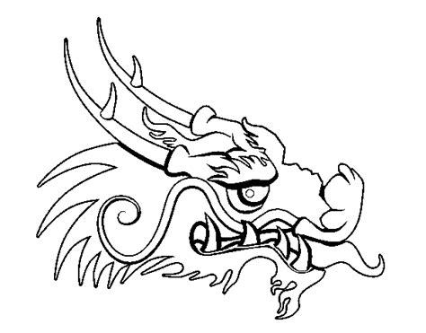 Dragon Head Coloring Page At Free Printable