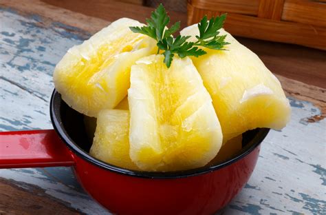 Boiled Cassava Mayok Bwi The Creole Melting Pot