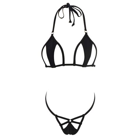 Cut Out Micro Bikini Mini Bathing Suit Womens Swimwear Buy Online In